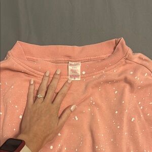No Boundaries Pink Crew Neck Sweater